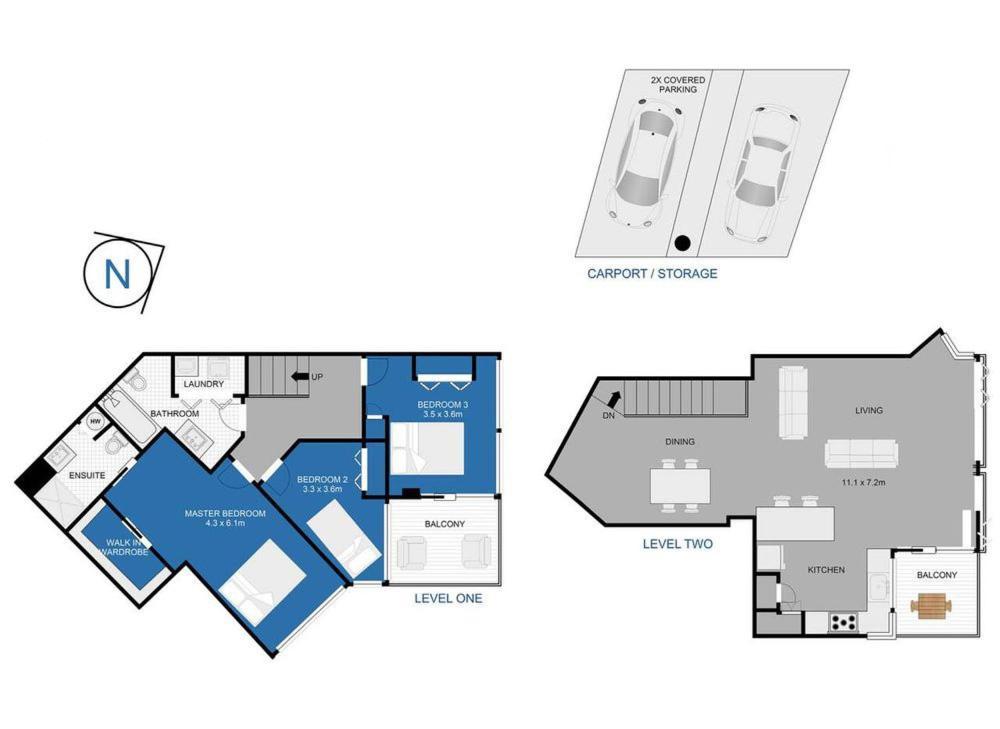 Split Level 125Sqm Sub Penthouse Apartment Auckland Exterior photo